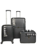 EARTH, lot de 3 valises en polypropylène RECYCLE. PE24 (BG)