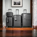 DAWN : lot de 3 valises et 1 vanity case en polypropylène incassable.