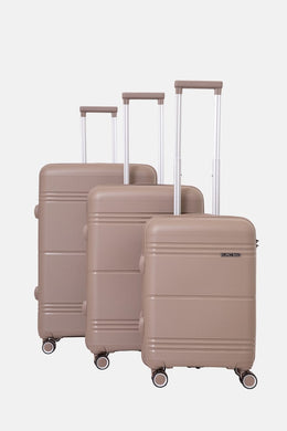 Set de 3 valises en Polypropylène "TRAVEL PRO"
