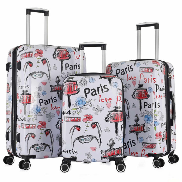 3 Valises incassable en polycarbonate