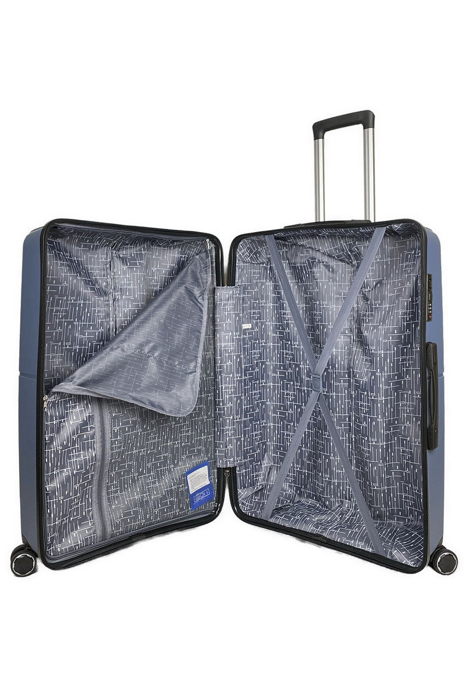 EARTH, lot de 3 valises en polypropylène RECYCLE. PE24 (BG)