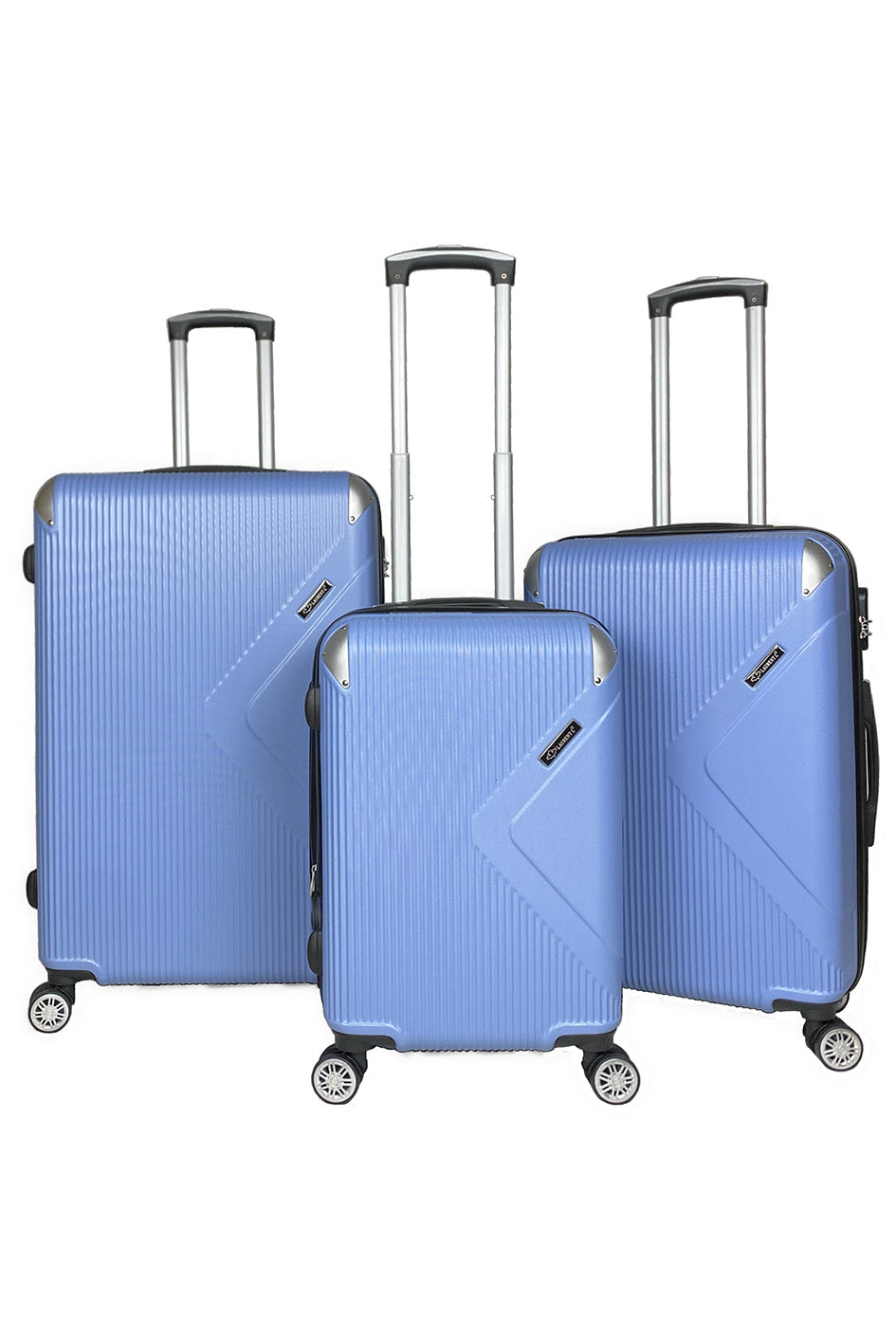 SPY : Lot de 3 valises en ABS renforcé. Extenssible ‍