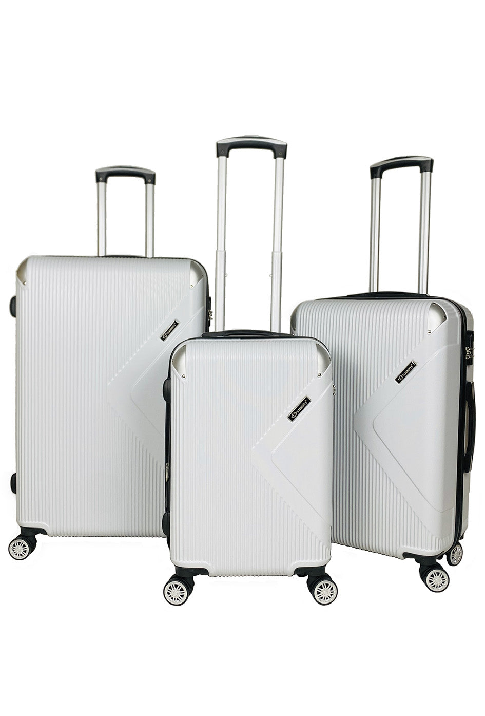 SPY : Lot de 3 valises en ABS renforcé. Extenssible ‍