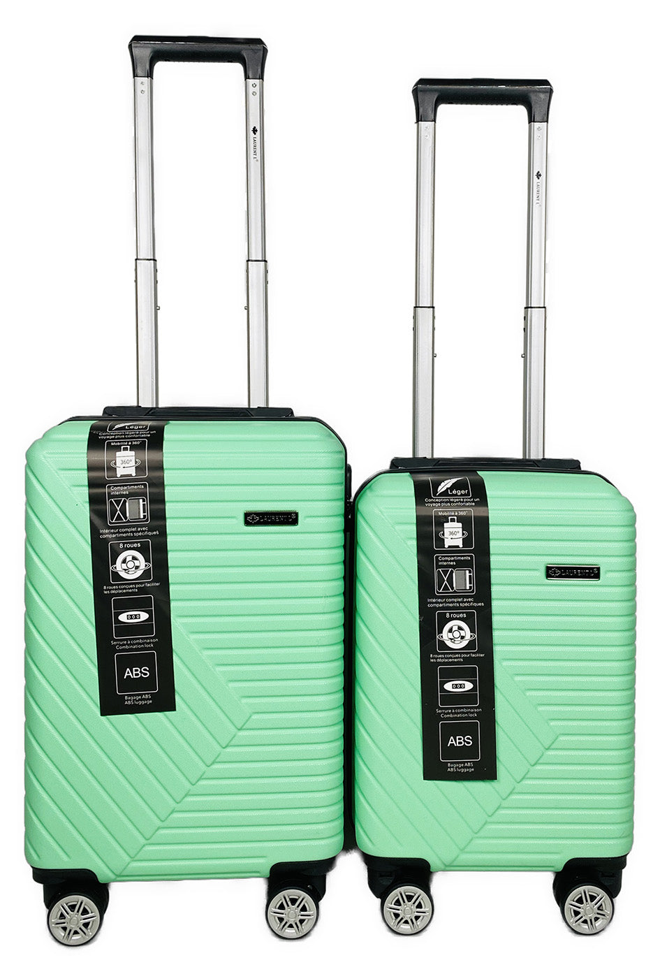 Valises cabines en ABS. WALKY : Lot de 2
