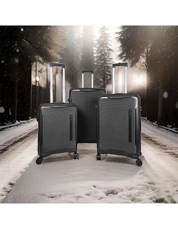 PANORAMA - Lot de 3 Valises Ultra-Légères en Polypropylène | Élégance et Durabilité pour Vos Voyages