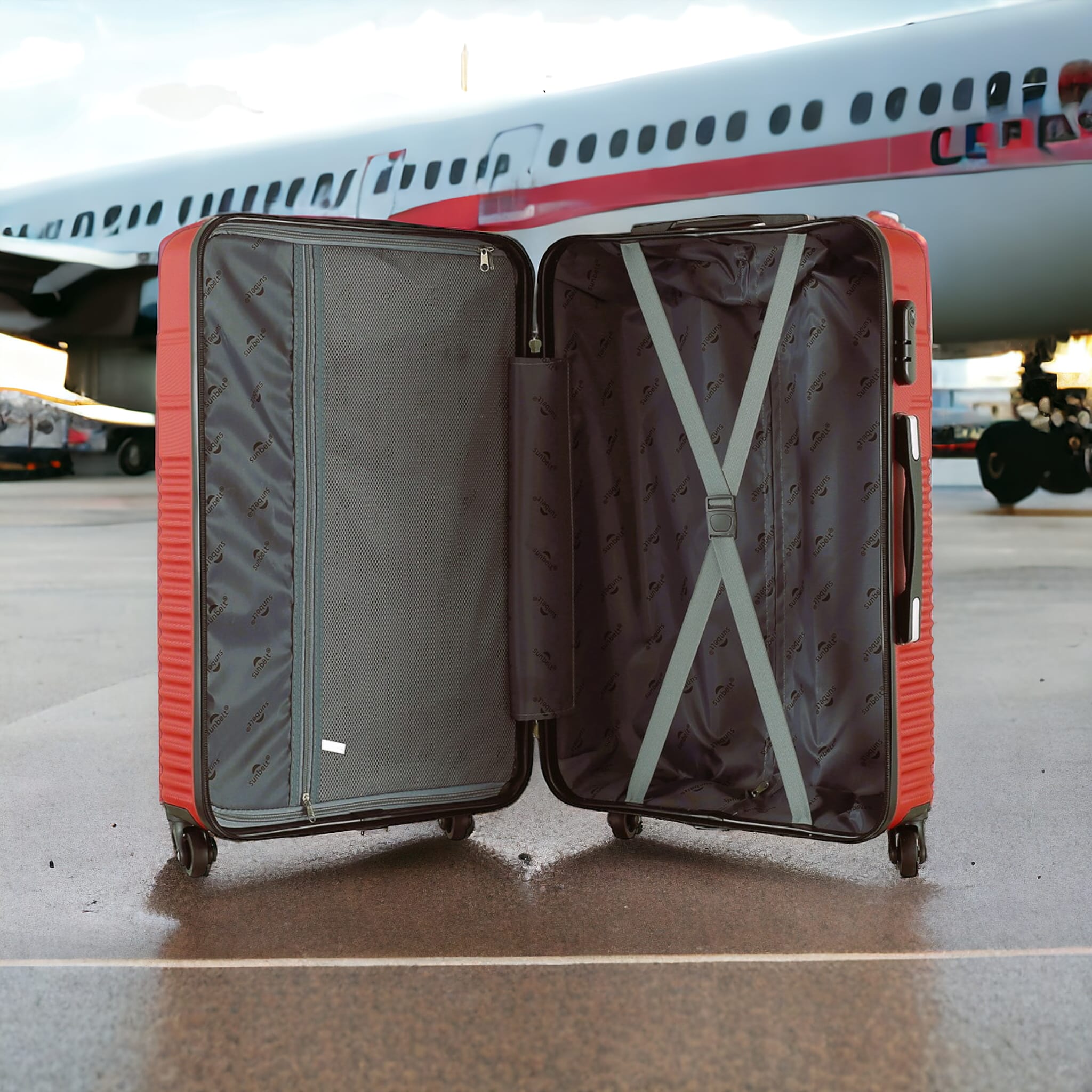 3 Valises en Abs Collection ACTIVITY  Sunbelt