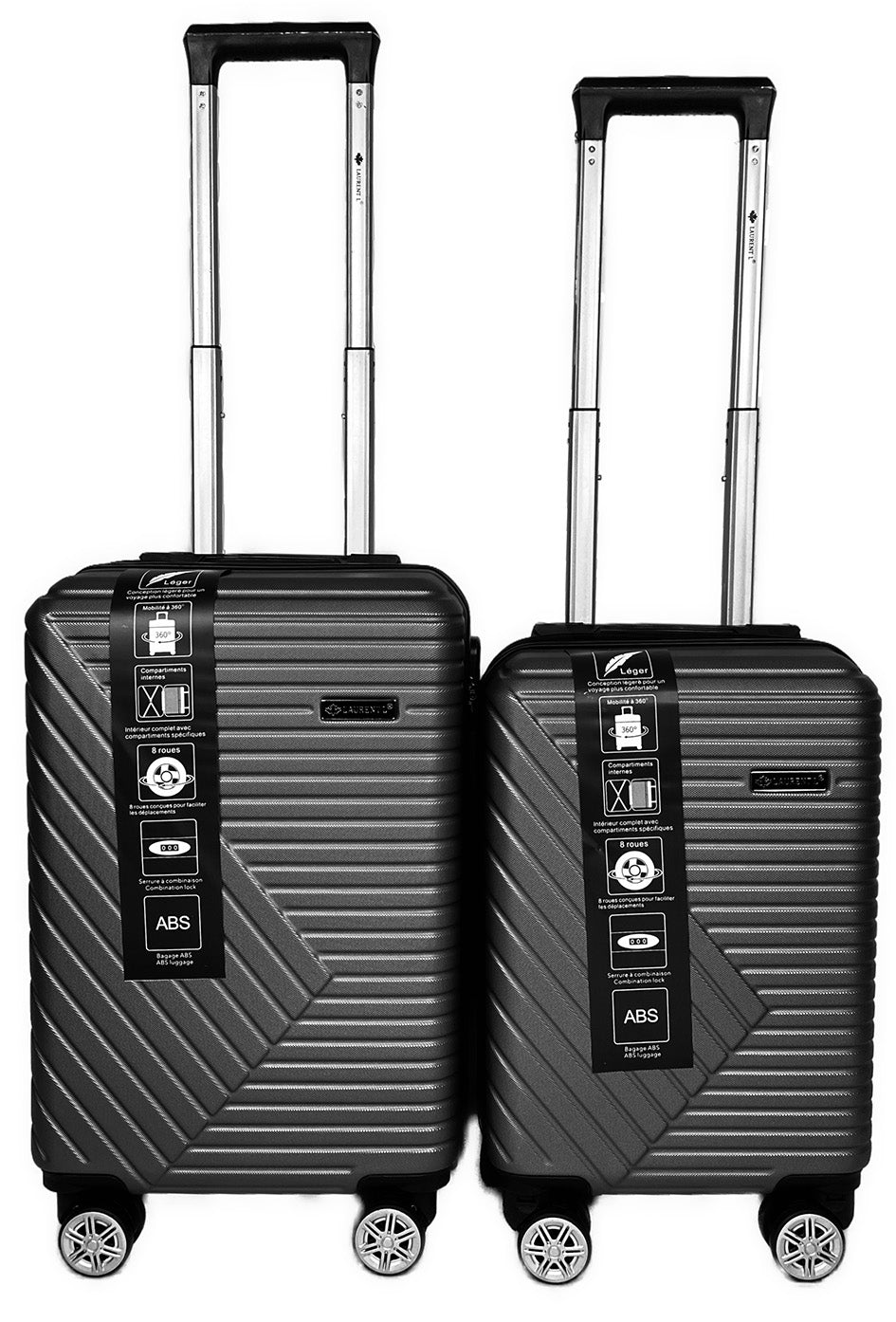 Valises cabines en ABS. WALKY : Lot de 2