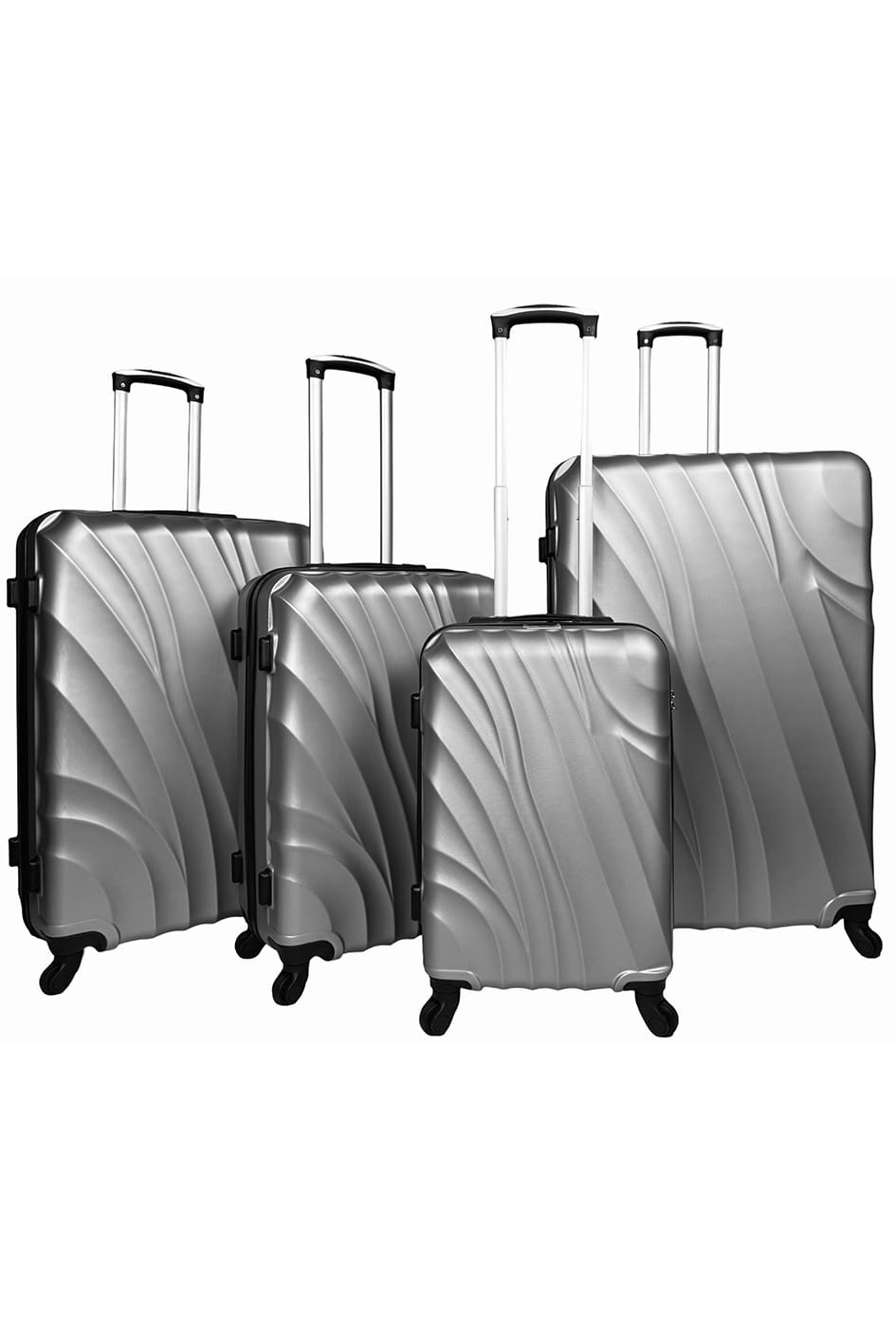 SUNBELT : Set de 4 valises en ABS