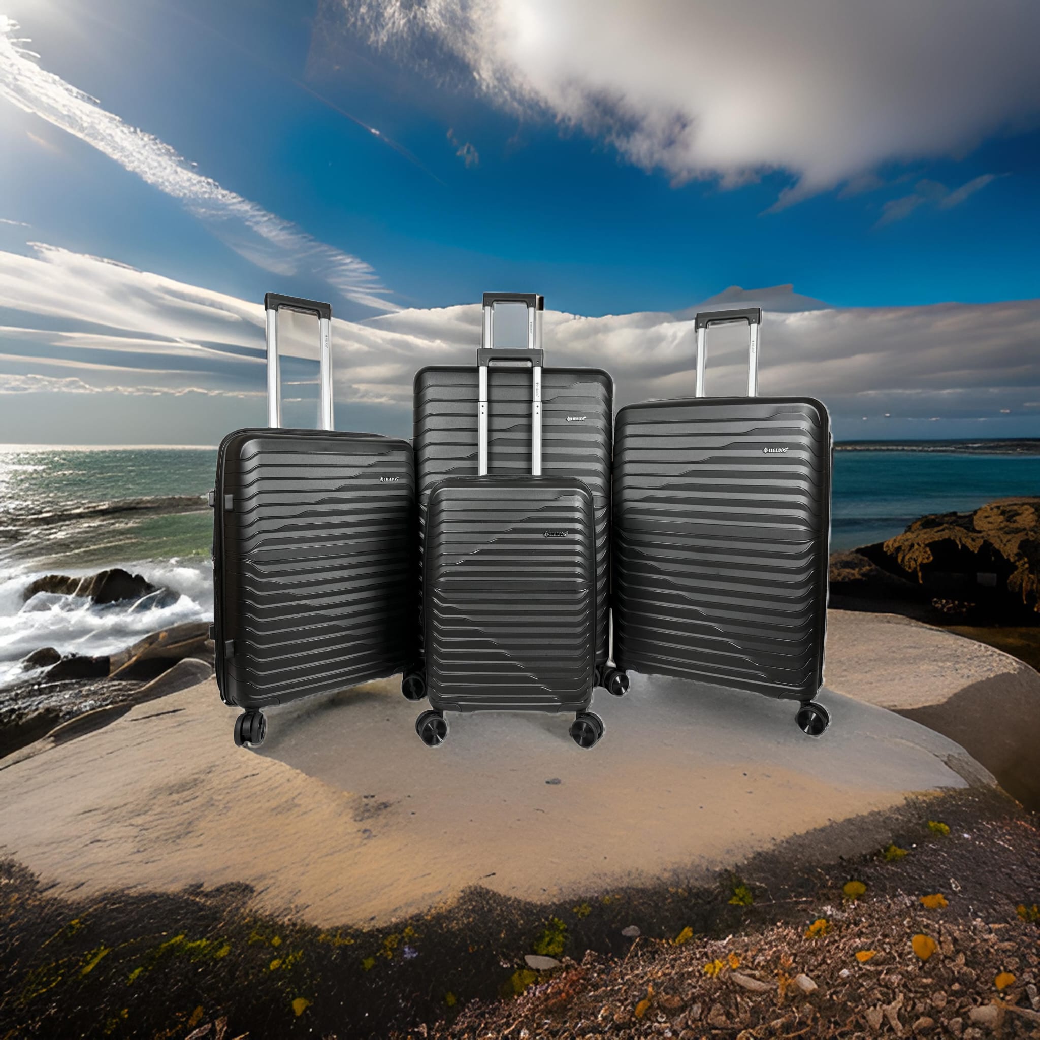 Valises Set de 4 soufflet extensible