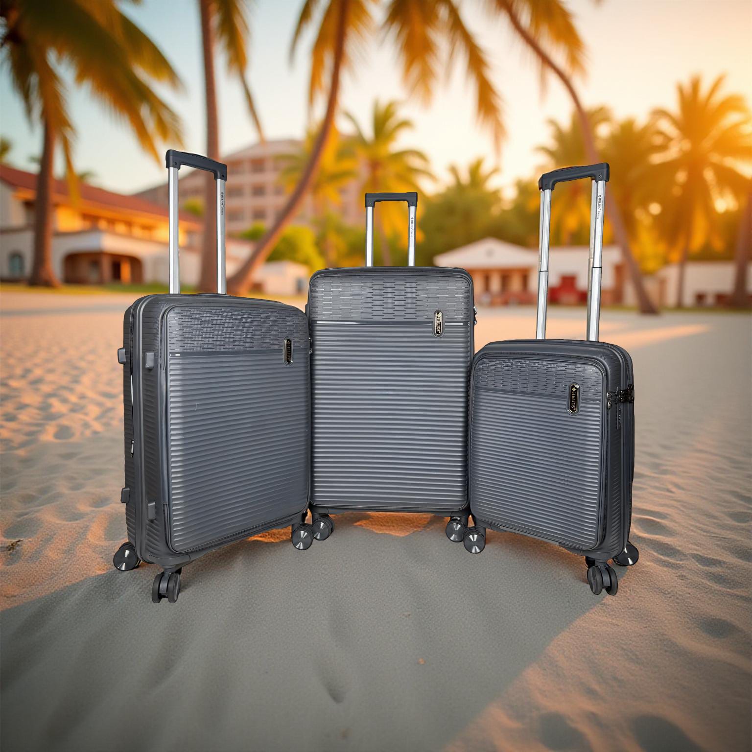 Valises Rigides avec Soufflet Extensible + Poche Ordinateur