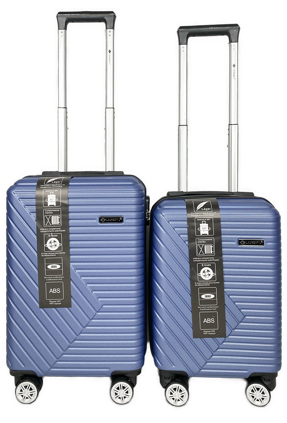 Valises cabines en ABS. WALKY : Lot de 2