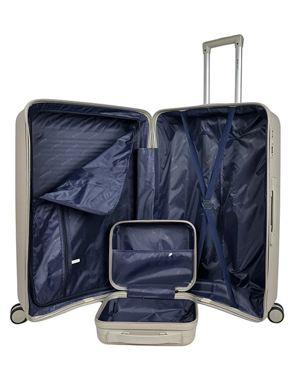 Dawn - Lot de 3 Valises + Vanity en Polypropylène Ultra Résistant | Valises de Rêve