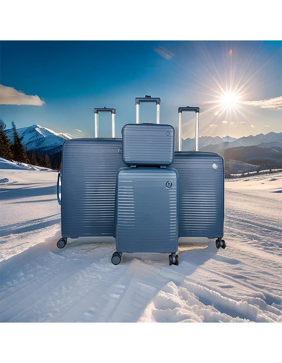 Dawn - Lot de 3 Valises + Vanity en Polypropylène Ultra Résistant | Valises de Rêve