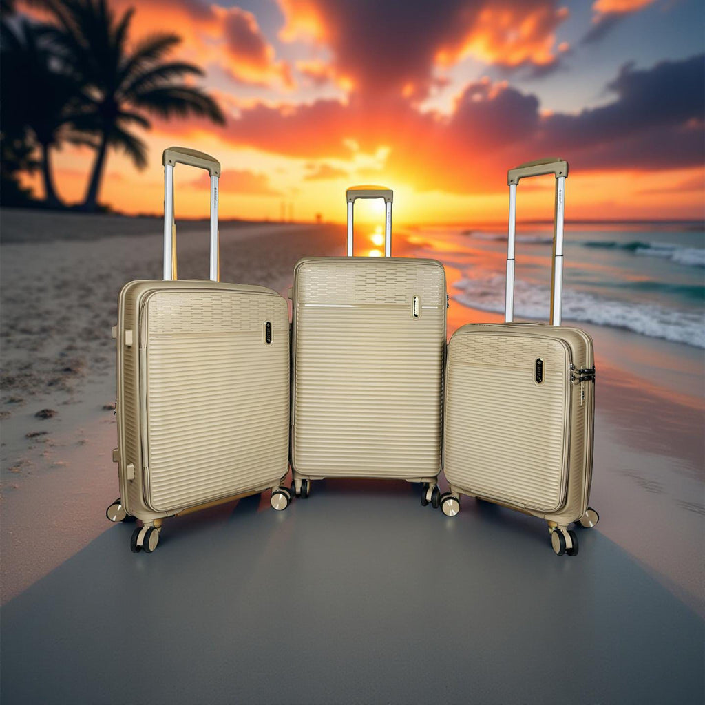 Valises Rigides avec Soufflet Extensible + Poche Ordinateur