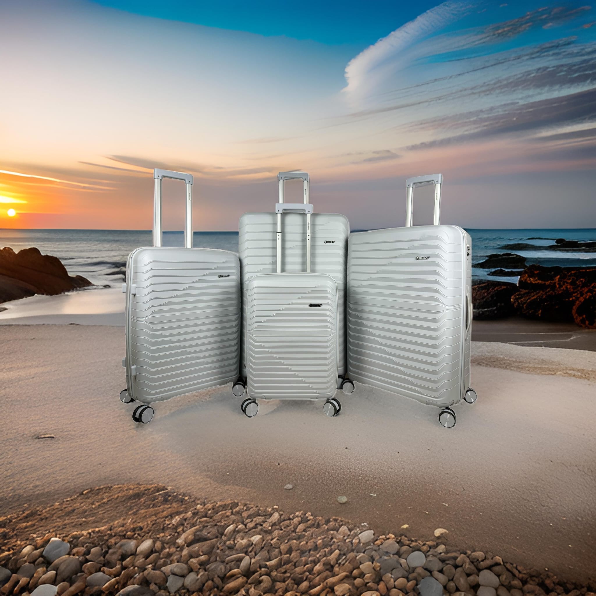 Valises Set de 4 soufflet extensible