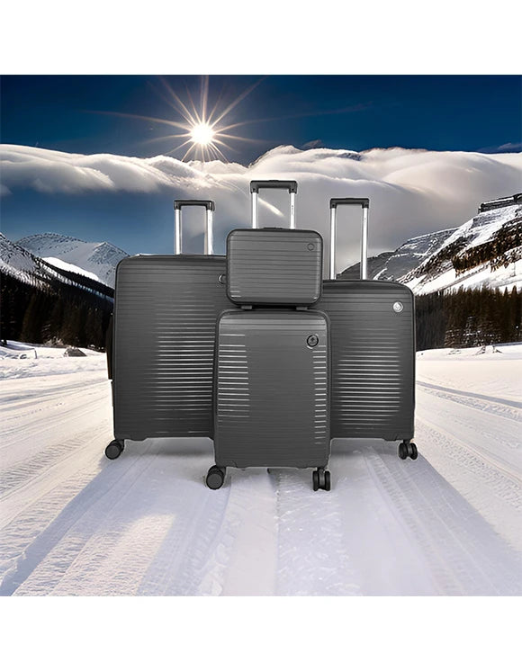 Dawn - Lot de 3 Valises + Vanity en Polypropylène Ultra Résistant | Valises de Rêve