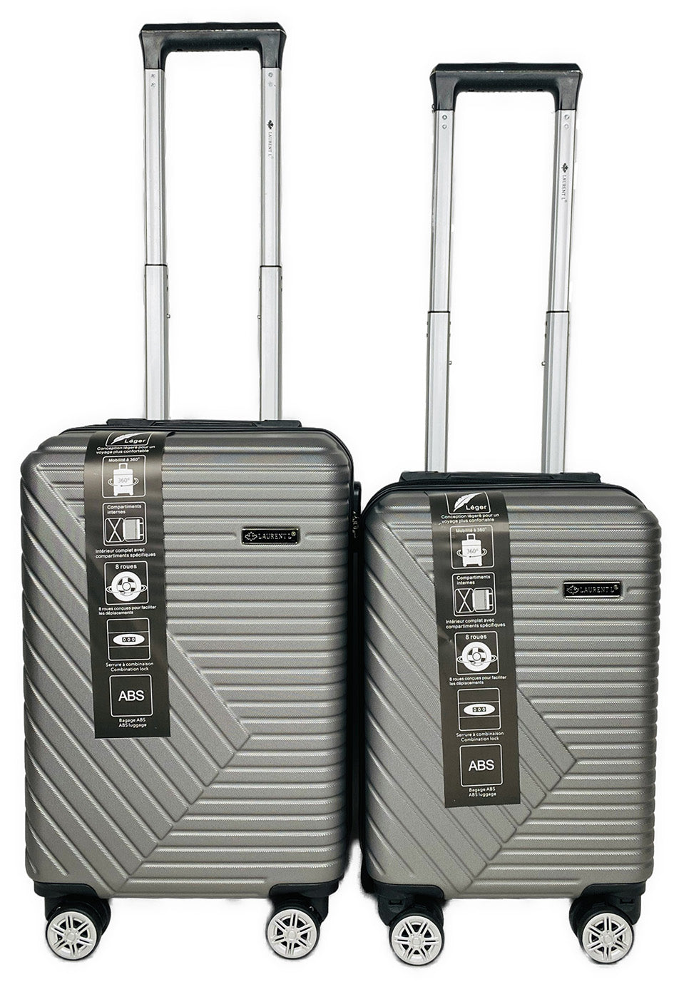 Valises cabines en ABS. WALKY : Lot de 2
