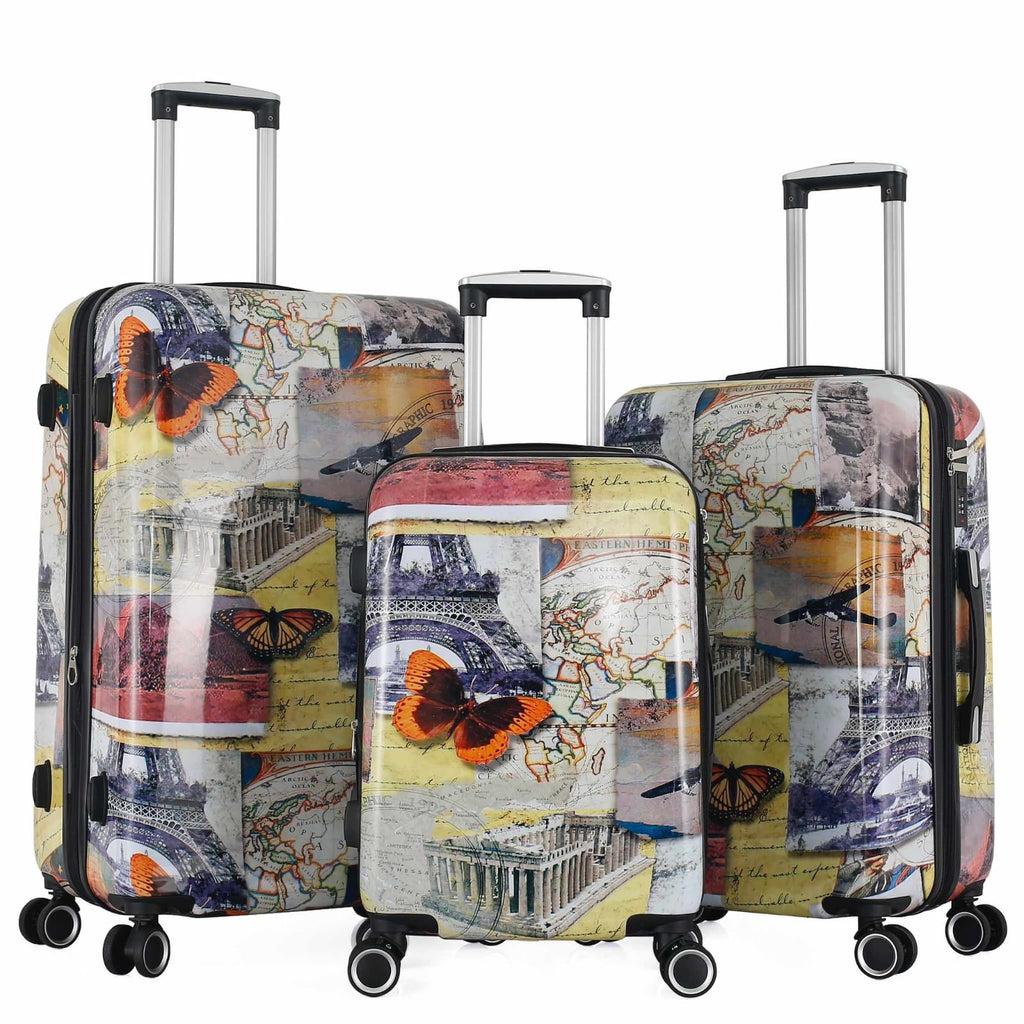 3 Valises incassable en polycarbonate
