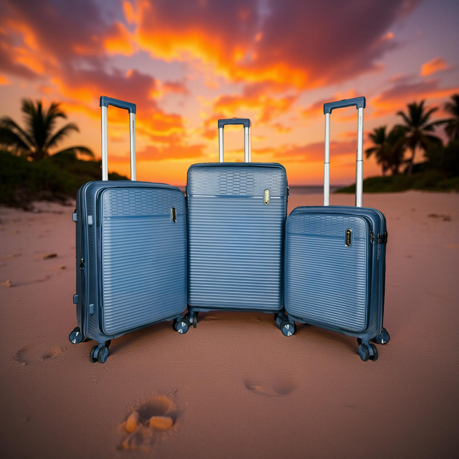 Valises Rigides avec Soufflet Extensible + Poche Ordinateur