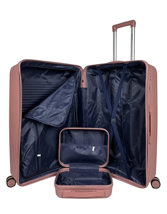 Dawn - Lot de 3 Valises + Vanity en Polypropylène Ultra Résistant | Valises de Rêve