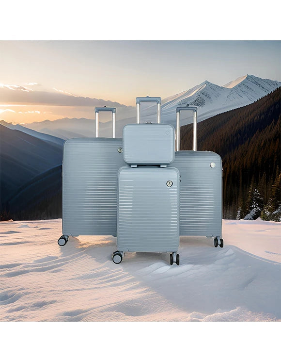 Dawn - Lot de 3 Valises + Vanity en Polypropylène Ultra Résistant | Valises de Rêve