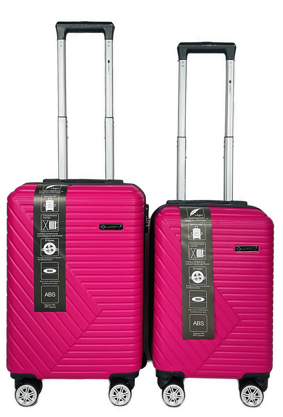 Valises cabines en ABS. WALKY : Lot de 2