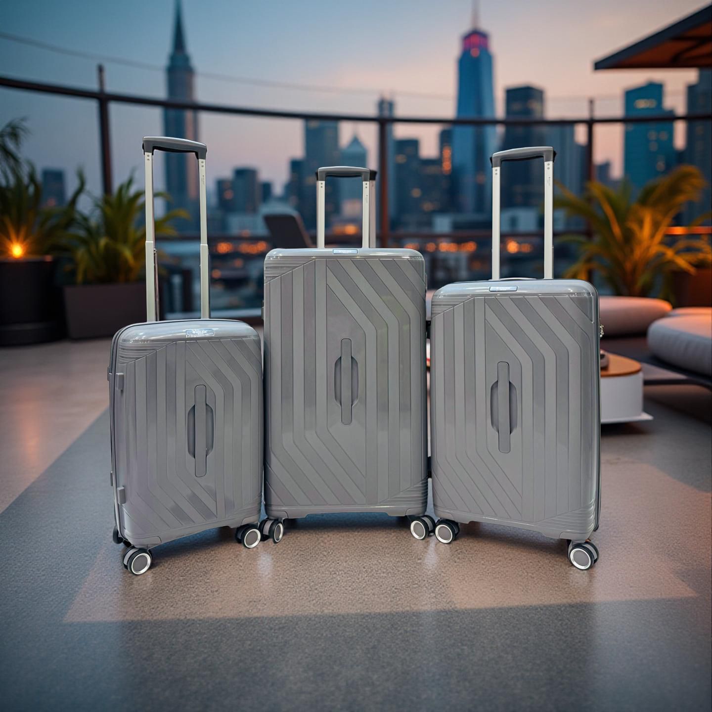 Valises Rectangulaires en Polypropylène
